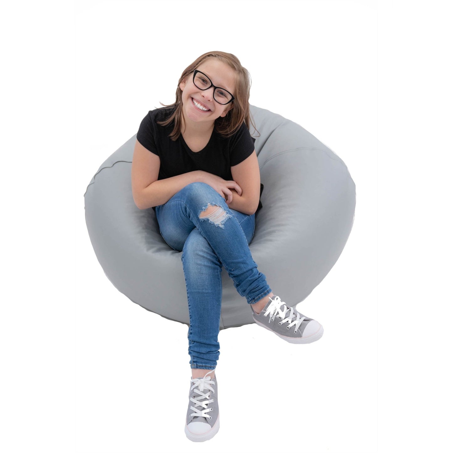 Children's Factory 35" Round Bean Bag - SchoolOutlet