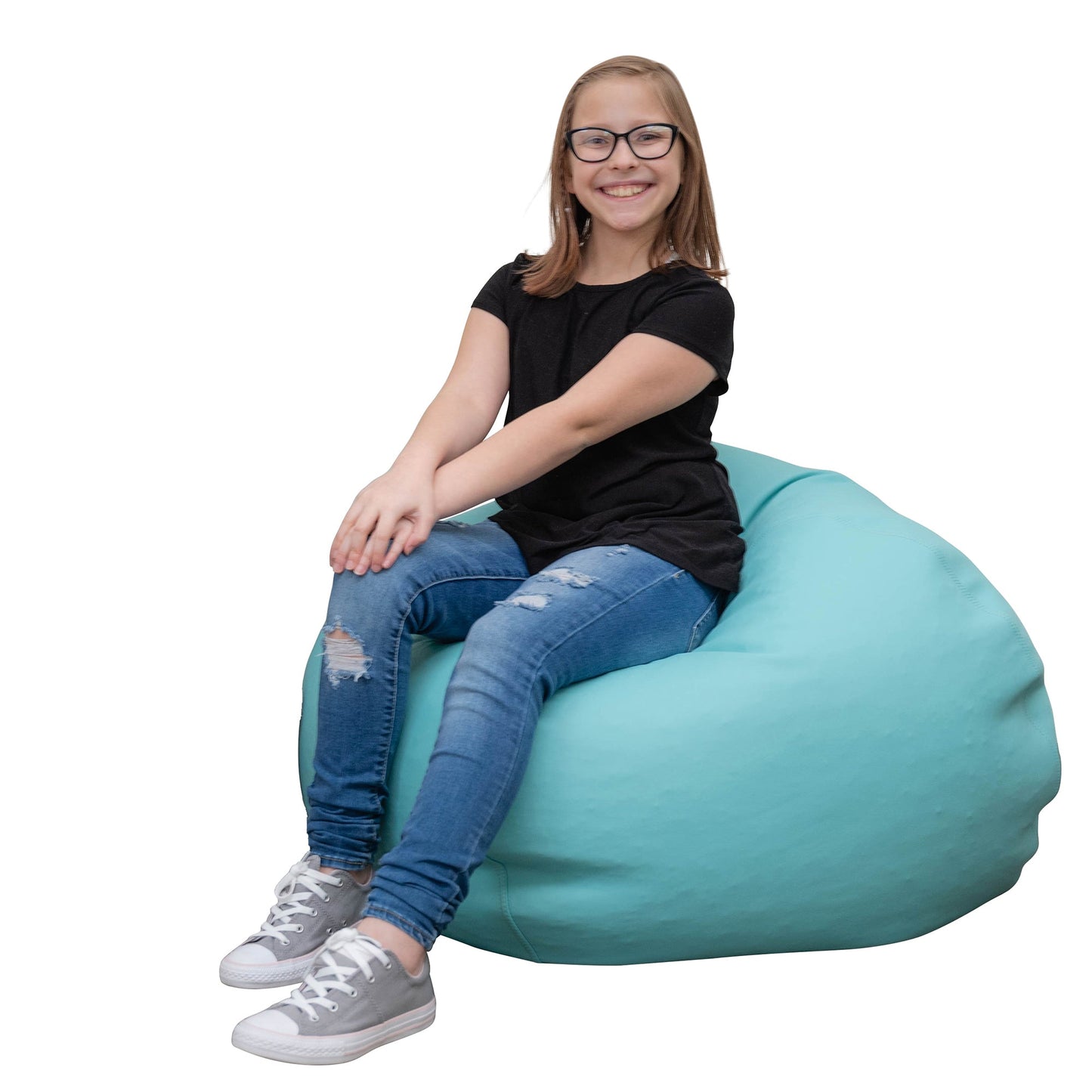 Children's Factory 35" Round Bean Bag - SchoolOutlet