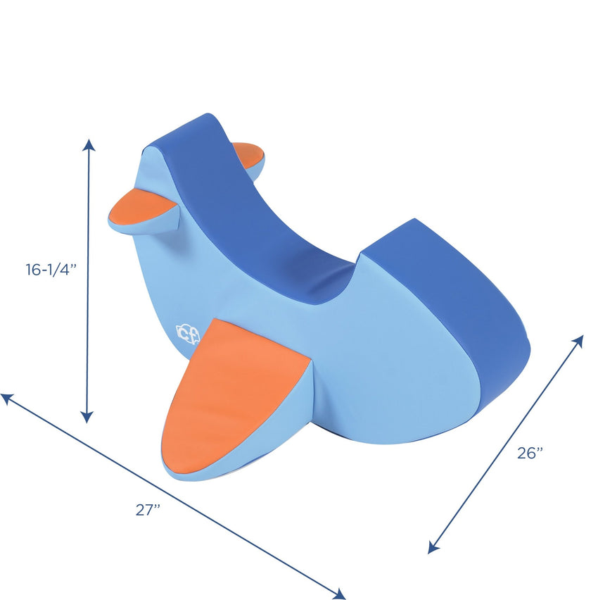 Children's Factory Rocking Airplane (CF805-134) - SchoolOutlet