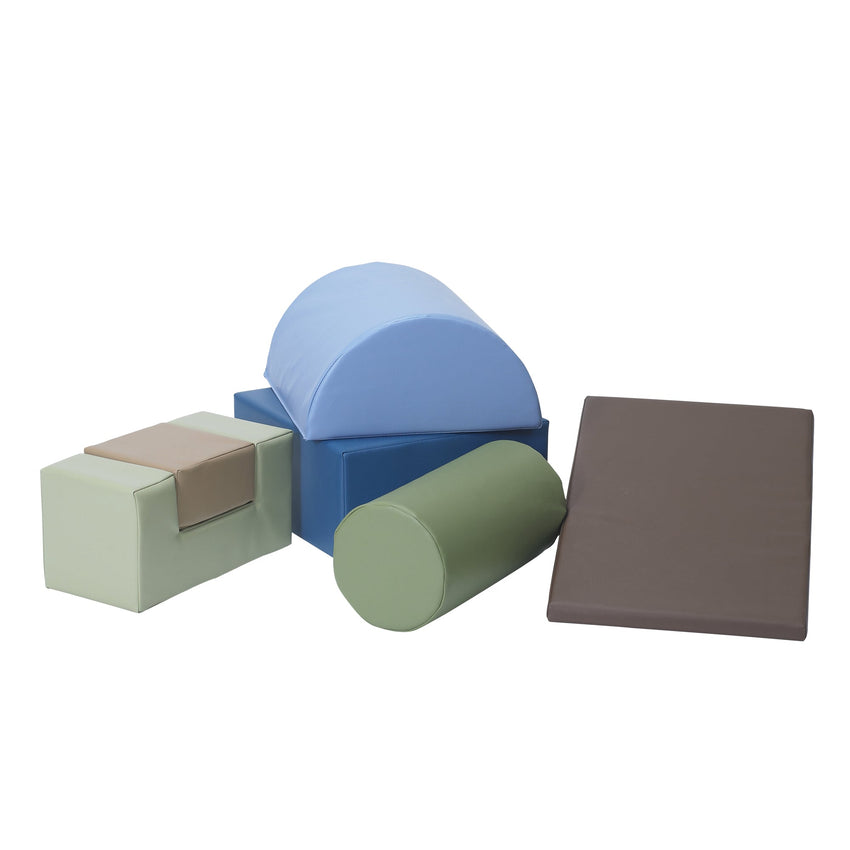 Children's Factory Climb and Play 6 Piece Play Set - Woodland (CF805-169) - SchoolOutlet