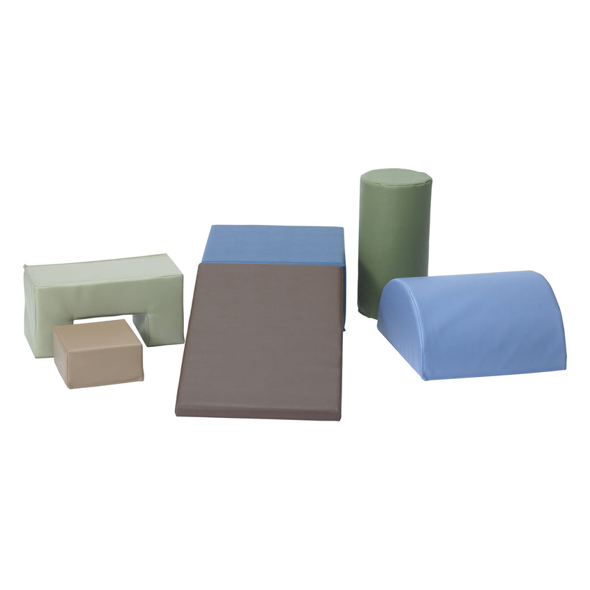 Children's Factory Climb and Play 6 Piece Play Set - Woodland (CF805-169) - SchoolOutlet