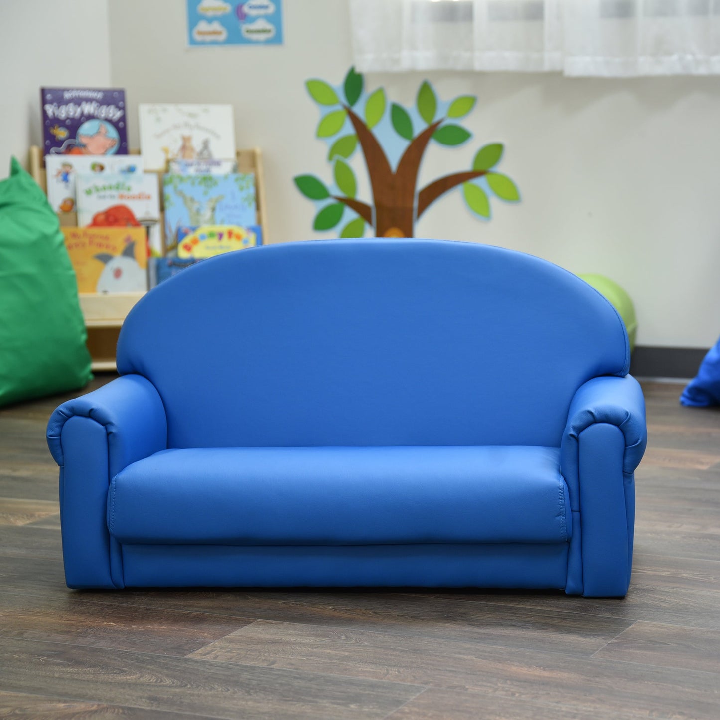 Children's Factory As We Grow Sofa with Black Legs - Deep Water (CF805 - 198) - SchoolOutlet
