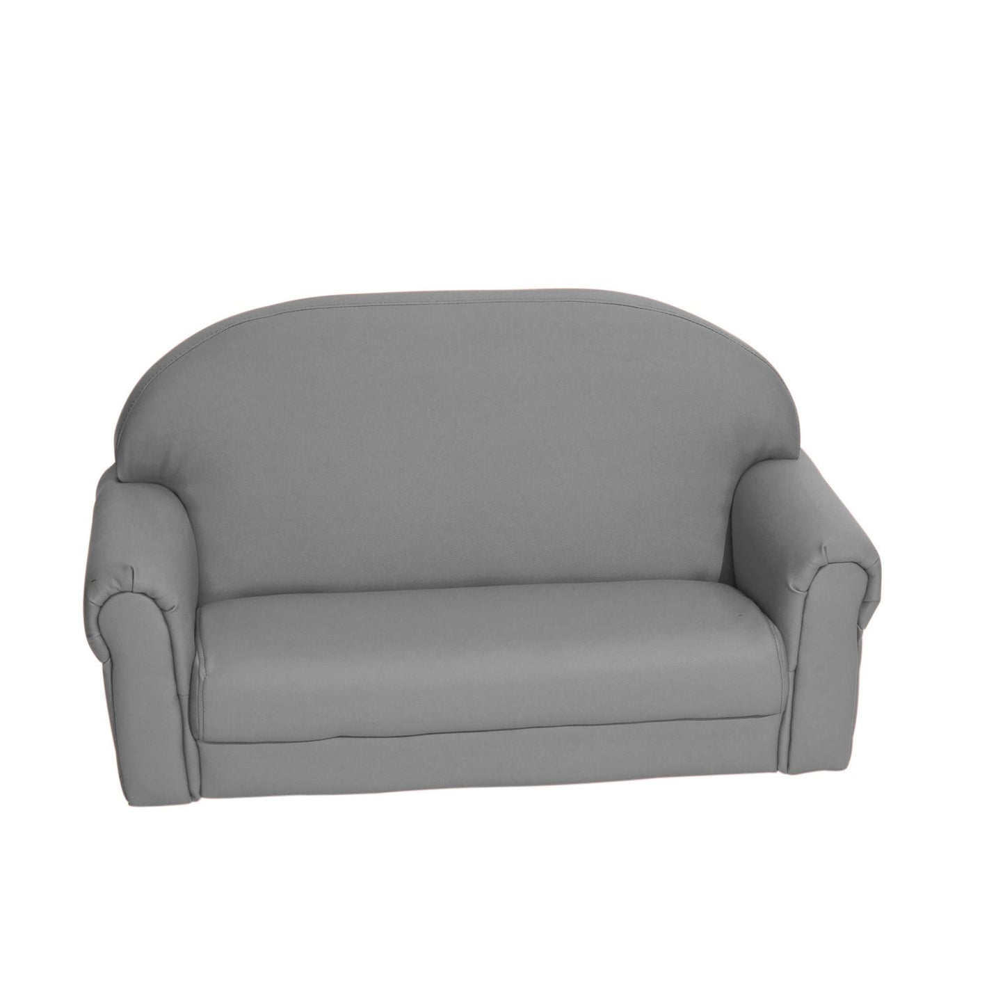Children's Factory As We Grow Sofa with Natural Legs - Gray (CF805 - 314) - SchoolOutlet
