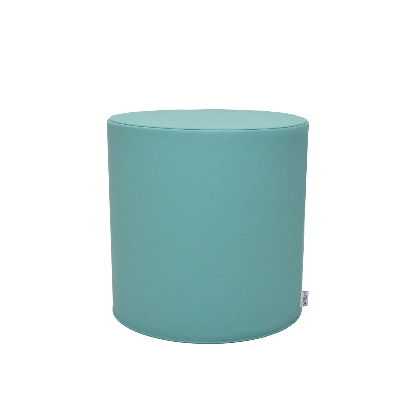 Children's Factory Ottoman - 22" Diameter x 22" H - Tranquility - SchoolOutlet