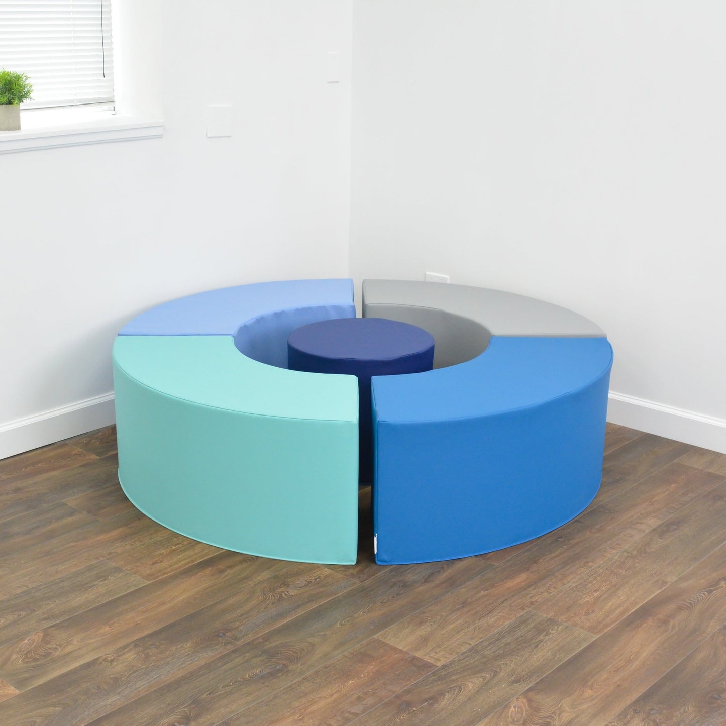 Children's Factory 5 Piece Curve Seating - Tranquility - SchoolOutlet