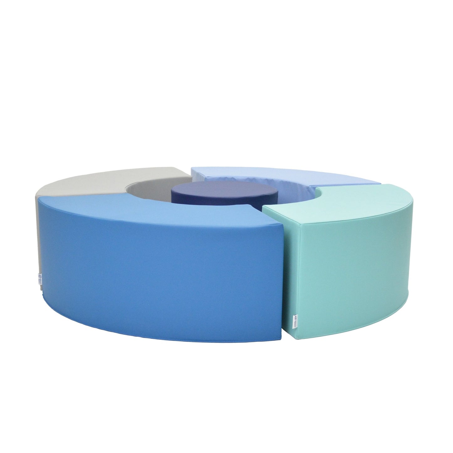 Children's Factory 5 Piece Curve Seating - Tranquility - SchoolOutlet