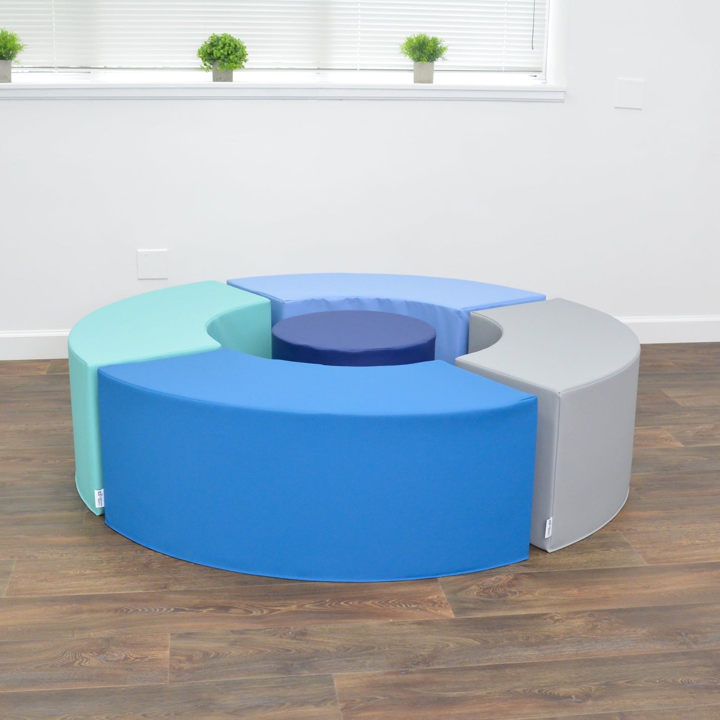 Children's Factory 5 Piece Curve Seating - Tranquility - SchoolOutlet