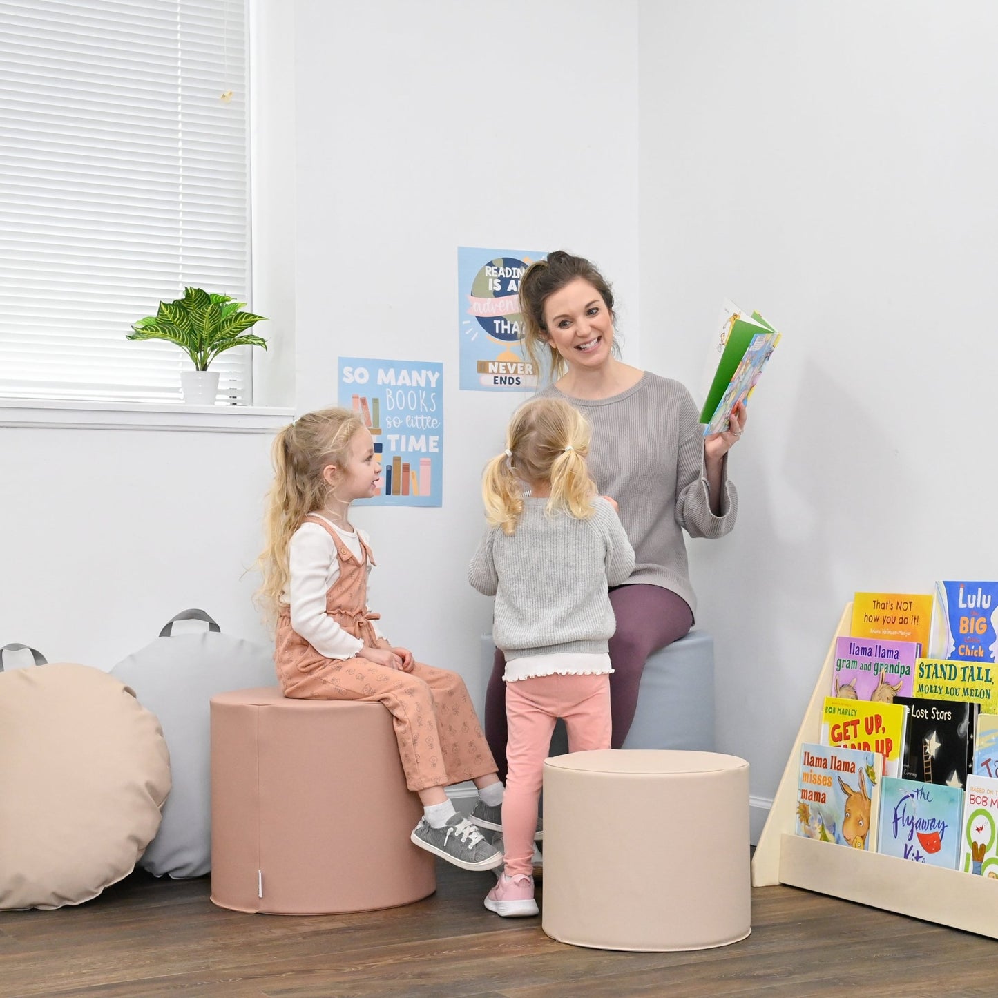 Children's Factory Ottoman Trio (CF805 - 3XX - T) - SchoolOutlet