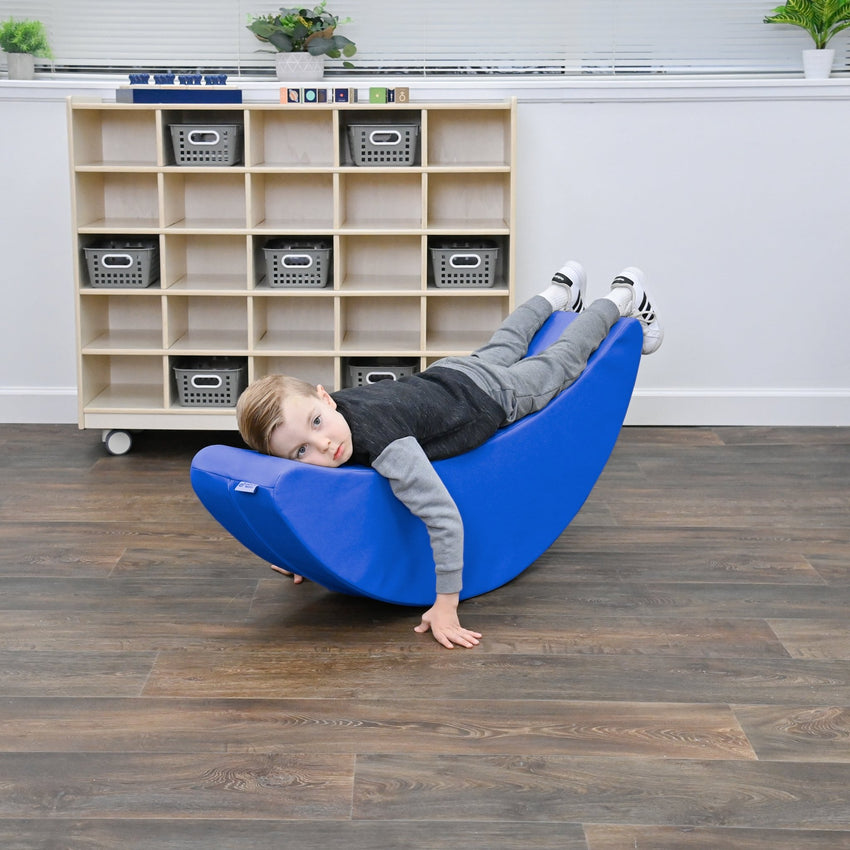 Children's Factory Happy Rocker - Blue (CF805-351) - SchoolOutlet