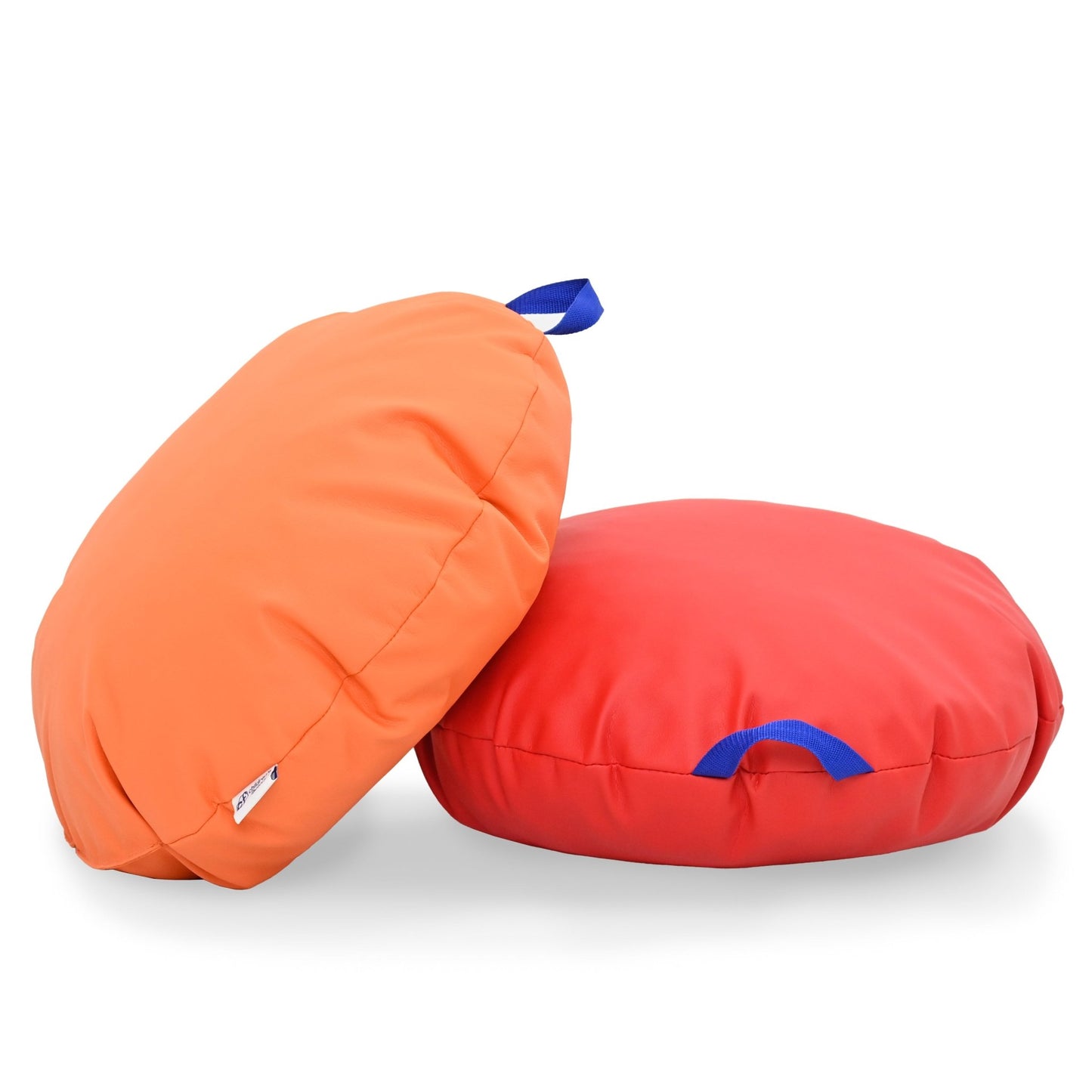 Children's Factory 18×18 Mini Round Pouf with Handle - Set of 2 (CF805 - 3XX) - SchoolOutlet