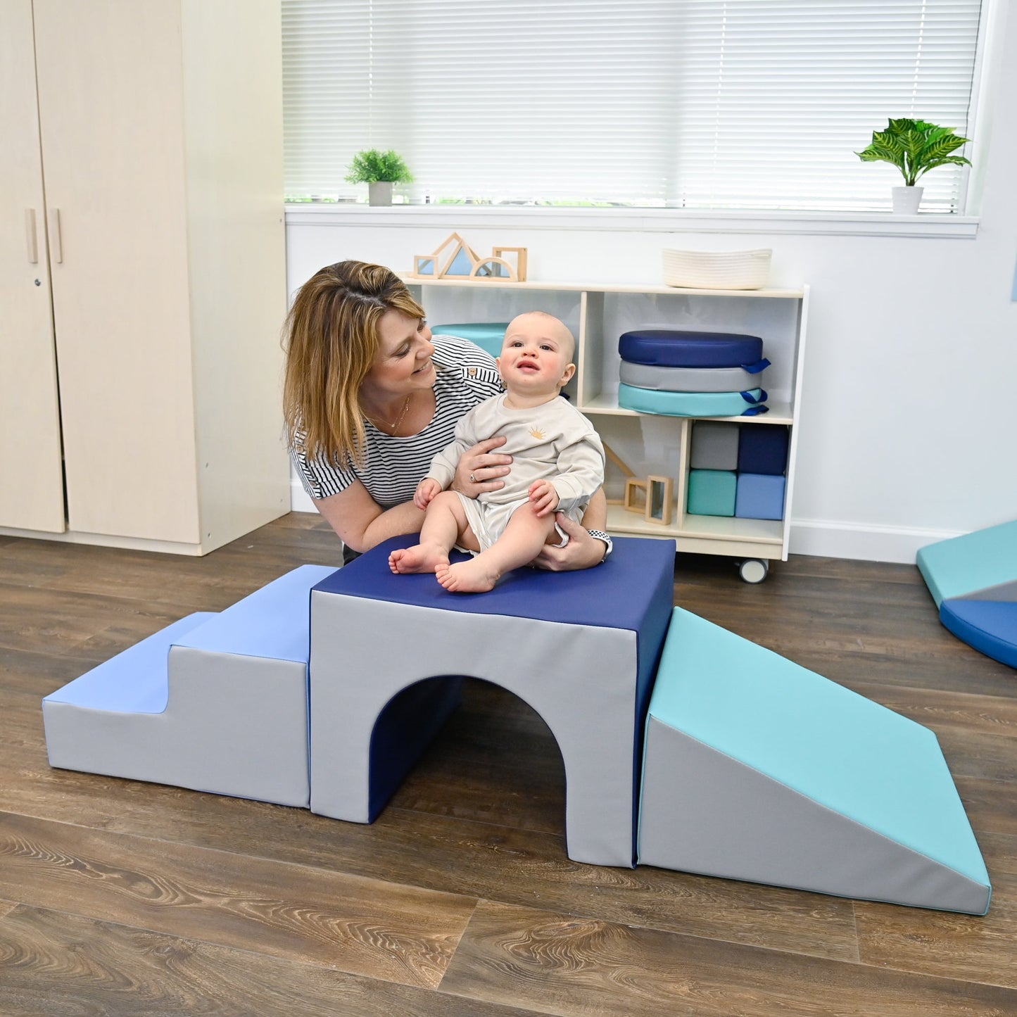 Children's Factory Tunnel Climber - Tranquility (CF805 - 384) - SchoolOutlet