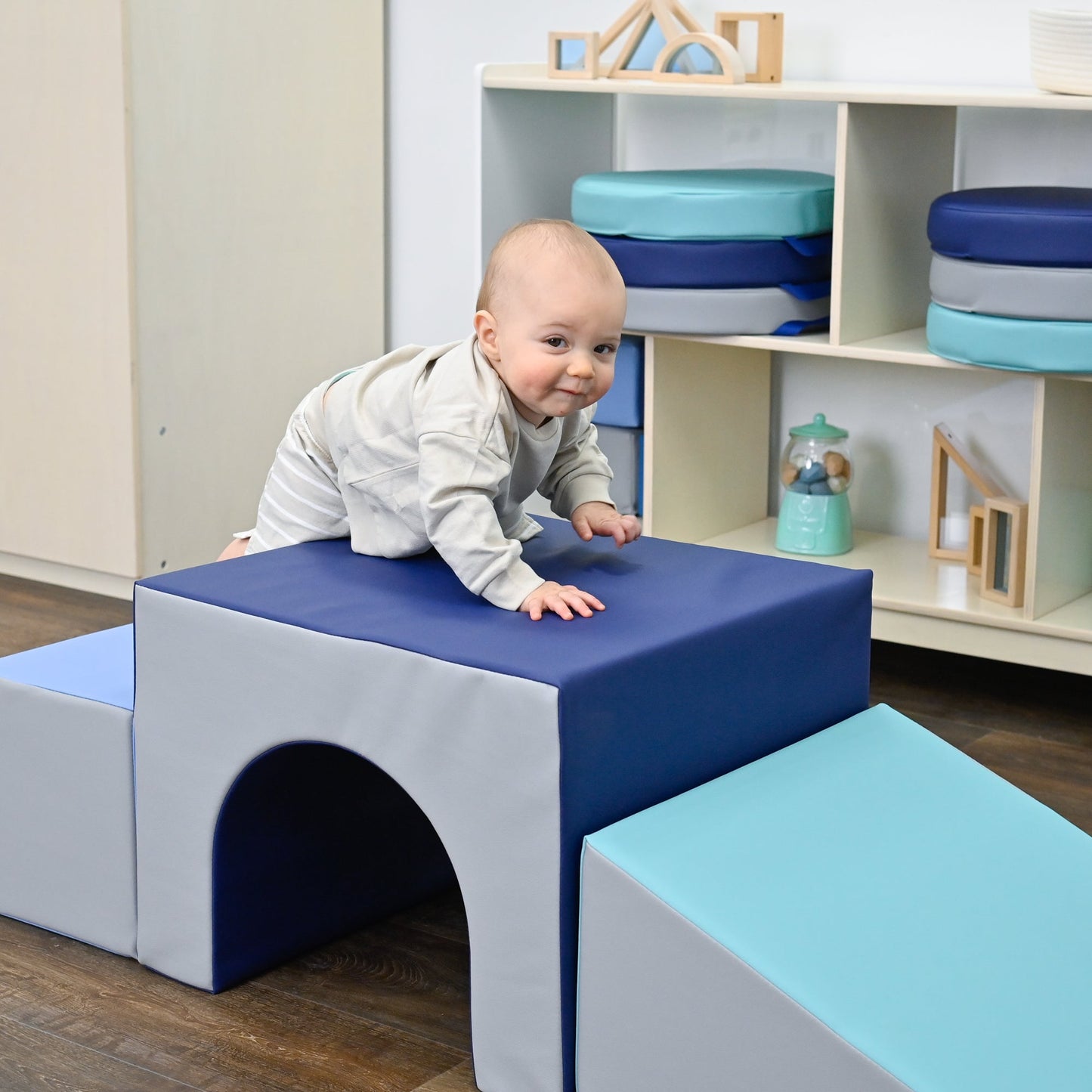 Children's Factory Tunnel Climber - Tranquility (CF805 - 384) - SchoolOutlet