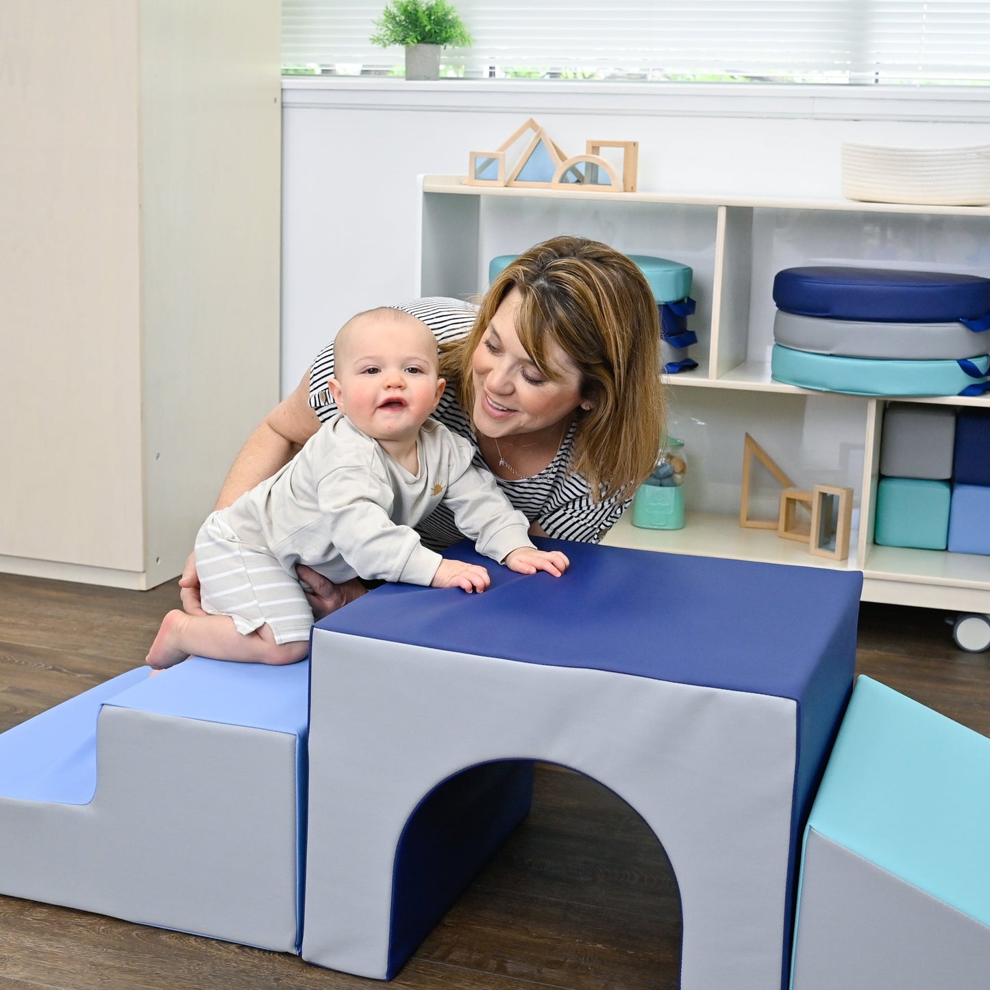 Children's Factory Tunnel Climber - Tranquility (CF805 - 384) - SchoolOutlet