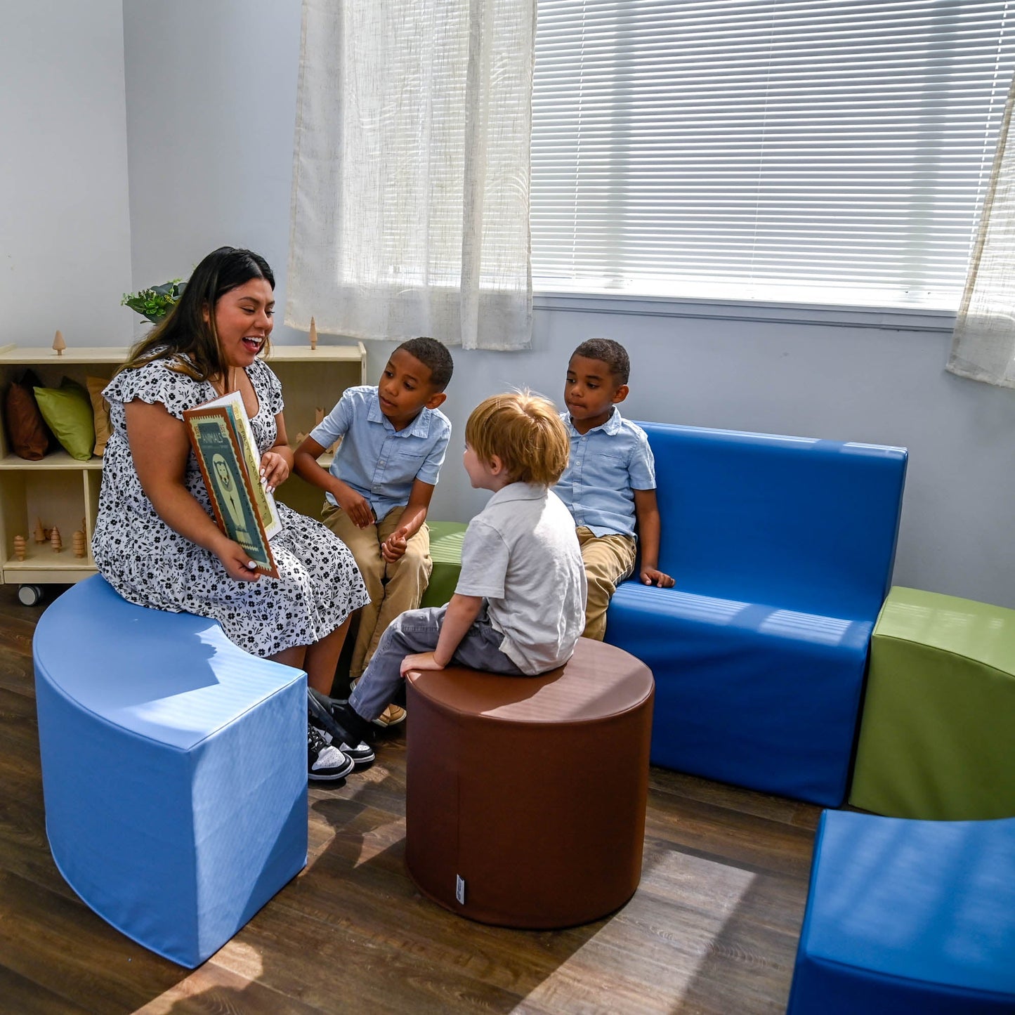 Children's Factory 5 Piece Curve Seating (CF805 - 44X - C) - SchoolOutlet
