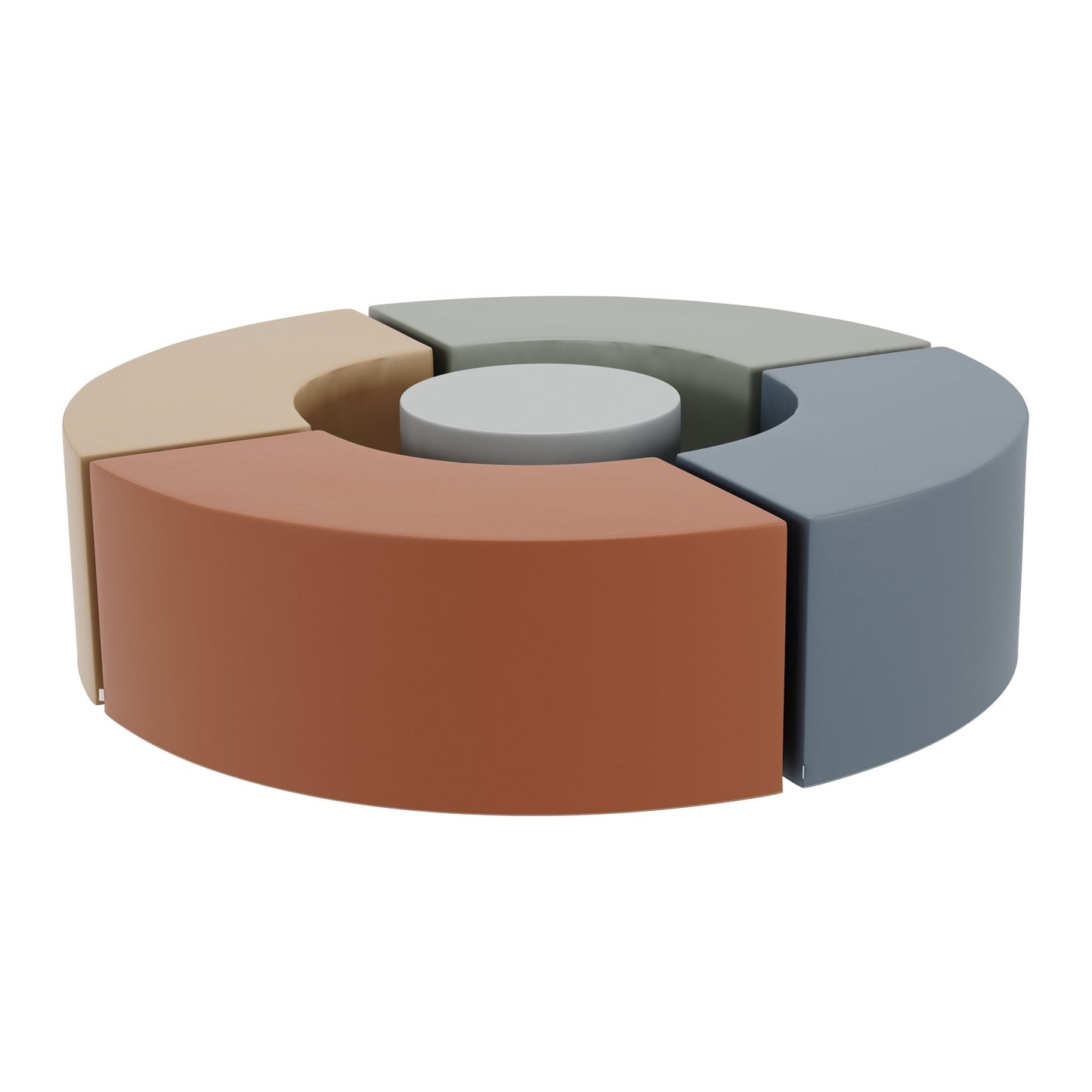 Children's Factory 5 Piece Curve Seating (CF805 - 44X - C) - SchoolOutlet
