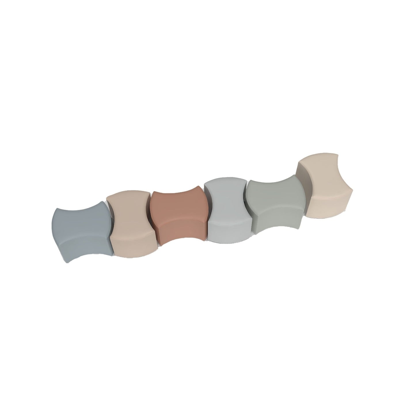 Children's Factory Soft Touch Bowtie Seating - Set of 6 (CF805 - 44X) - SchoolOutlet