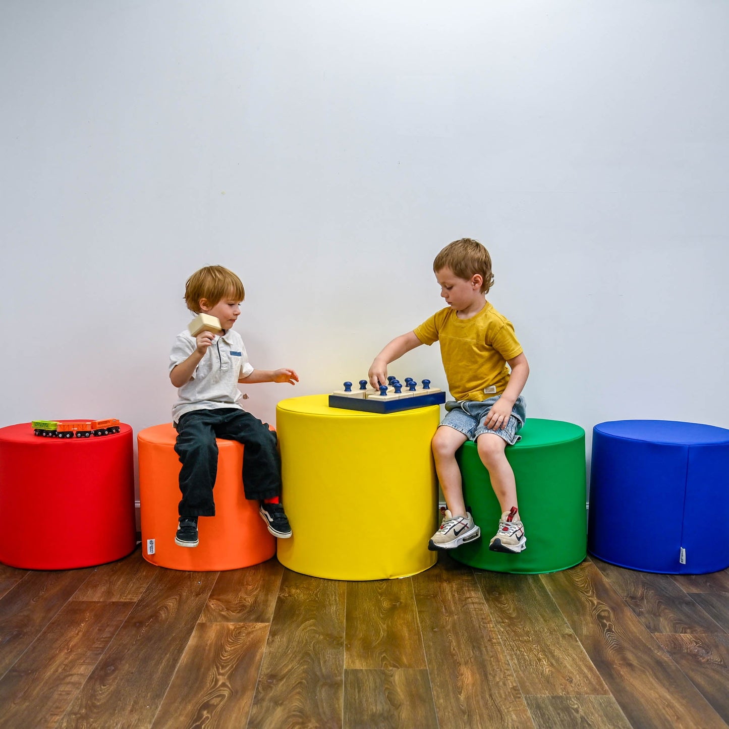 Children's Factory 5 Piece Ottoman Set (CF805 - 4XX) - SchoolOutlet