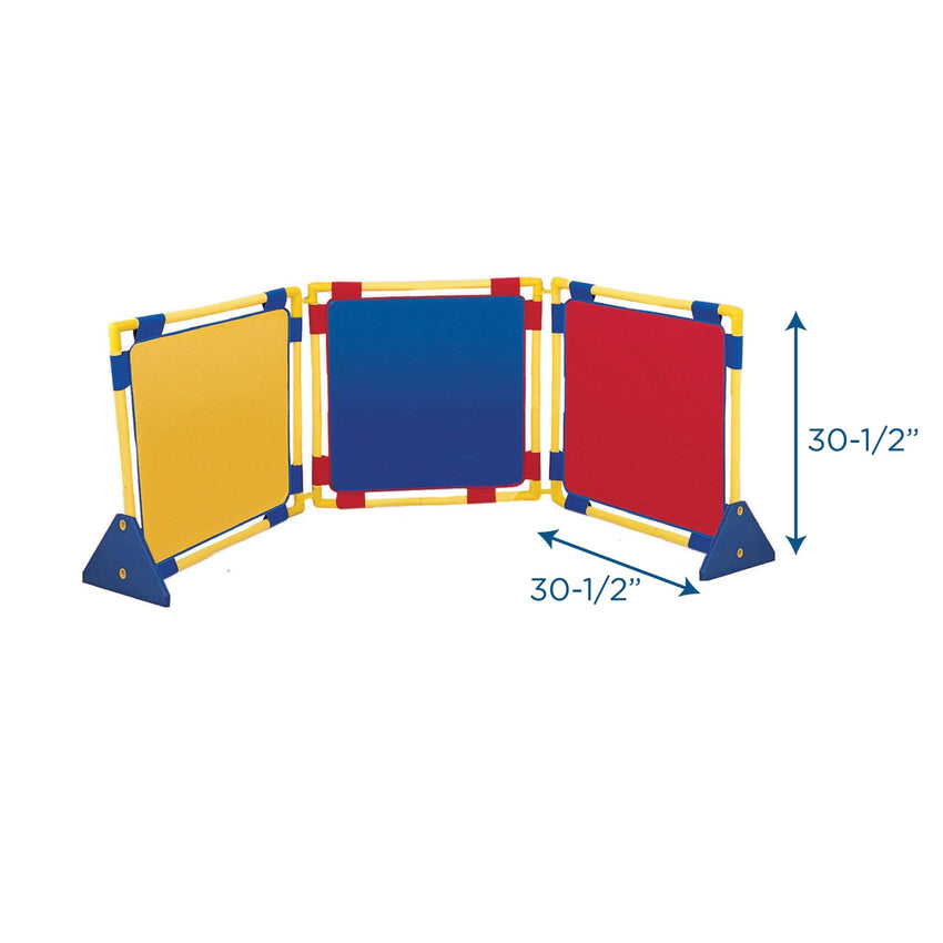 Children's Factory Square PlayPanel - Set of 3 - Rainbow (CF900-507) - SchoolOutlet