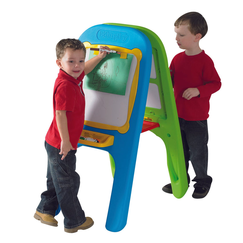 Children's Factory Indoor/Outdoor Molded Double Easel - SchoolOutlet
