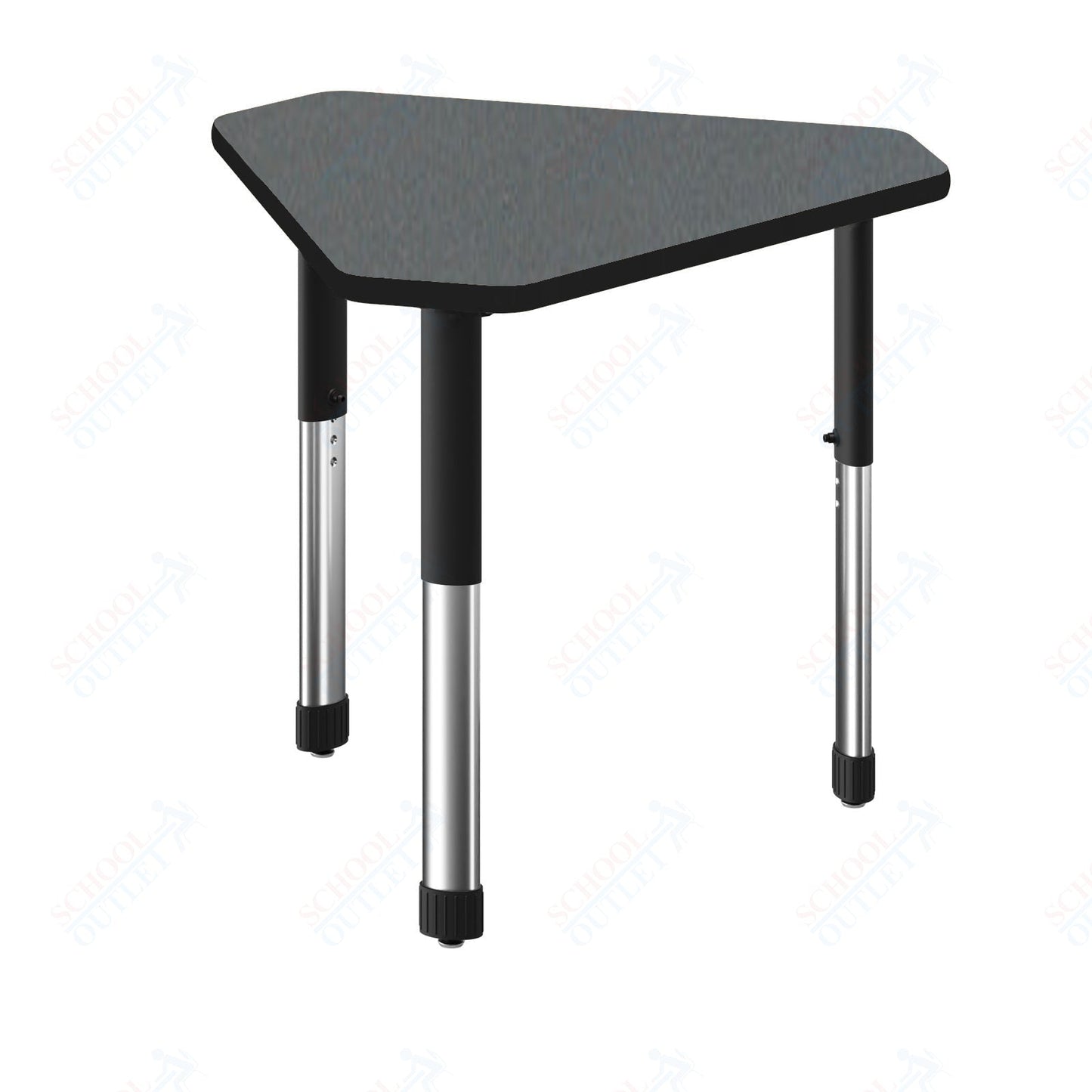 Correll Diamond Deluxe High Pressure Collaborative Desk 34"W x 30"L x 25 - 35"H Adjustable Height (COR - AD3034 - DIA - XX) - SchoolOutlet