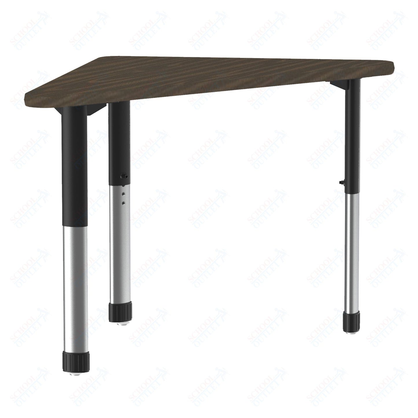 Correll Wing Deluxe High Pressure Collaborative Desk 41"W x 30"L x 25 - 35"H Adjustable Height (COR-AD3041-WING-XX) - SchoolOutlet