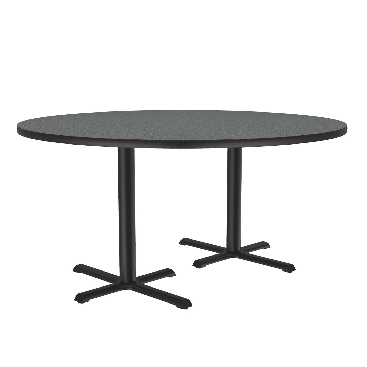 Correll 60" Round Deluxe High - Pressure Café Table with Cast Iron Base (Standard or Standing Height) (COR - BCT60R - RND - XX) - SchoolOutlet