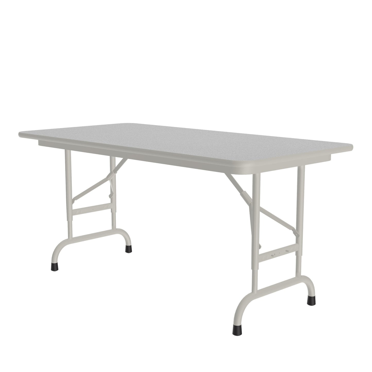 Correll - Econoline Melamine Folding Tables, Adjustable Height - 24" W x 48" L x 22" - 32" H (CFA2448M - XX) - SchoolOutlet