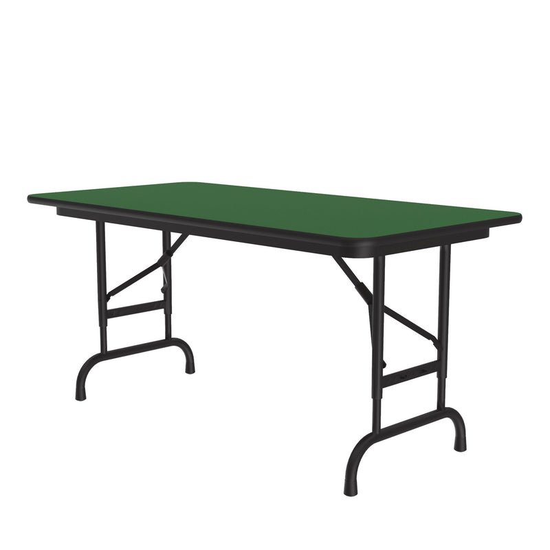 Correll - Commercial High - Pressure Folding Tables, Adjustable Height - 24" W x 48" L x 22" - 32" H (CFA2448PX - XX) - SchoolOutlet