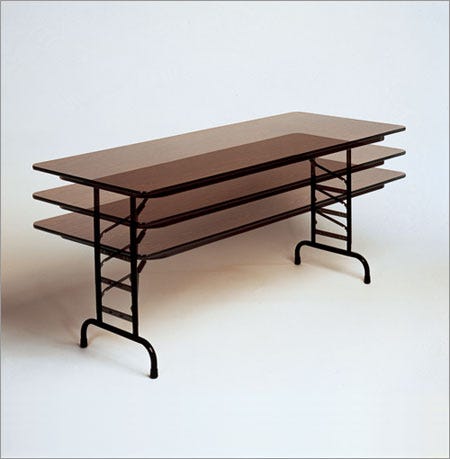 Correll - Commercial High - Pressure Folding Tables, Adjustable Height - 30" W x 48" L x 17" - 27" H (CFA3048PXS - XX) - SchoolOutlet