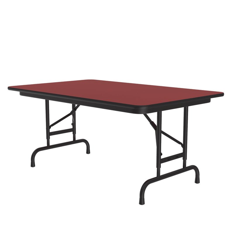 Correll - Commercial High - Pressure Folding Tables, Adjustable Height - 30" W x 48" L x 17" - 27" H (CFA3048PXS - XX) - SchoolOutlet