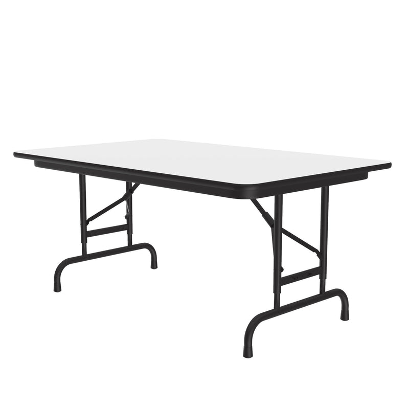Correll - Commercial High - Pressure Folding Tables, Adjustable Height - 30" W x 48" L x 17" - 27" H (CFA3048PXS - XX) - SchoolOutlet