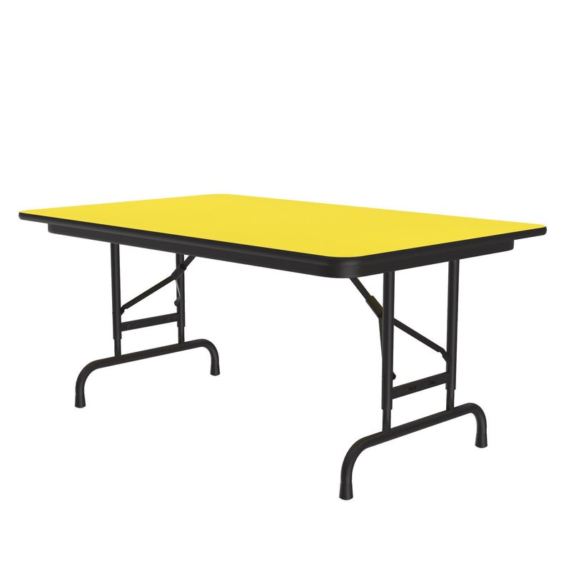 Correll - Commercial High - Pressure Folding Tables, Adjustable Height - 30" W x 48" L x 17" - 27" H (CFA3048PXS - XX) - SchoolOutlet