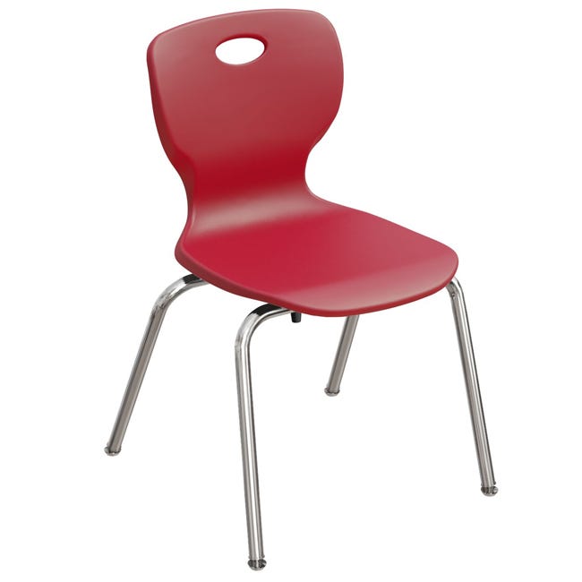 Correll - Classic Stacking Student Chair - 18" H - Set of 4 (CSCHR18 - XX) - SchoolOutlet