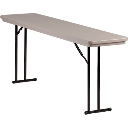 Correll - Plastic Training Table with Off - Set Legs - 18" W x 72" L x 29" H (R1872 - XX) - SchoolOutlet