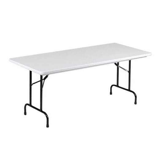 Correll - Commercial Blow - Molded Plastic Folding Table 30" W x 96" L x 29" H (R3096 - XX) - SchoolOutlet