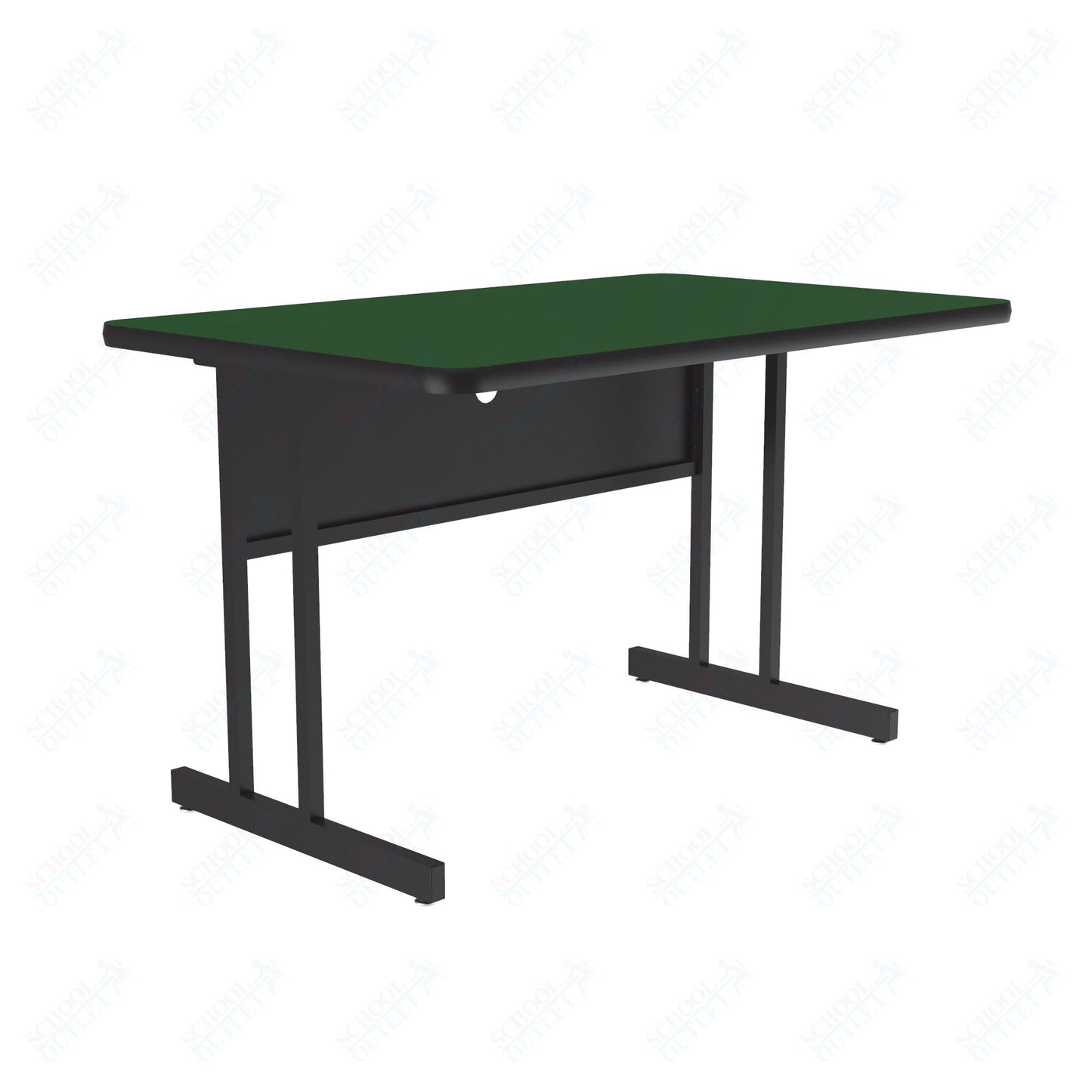 Correll High-Pressure Laminate Desk Height Workstation & Student Desk 30"W x 48"L x 29"H (WS3048-XX) - SchoolOutlet