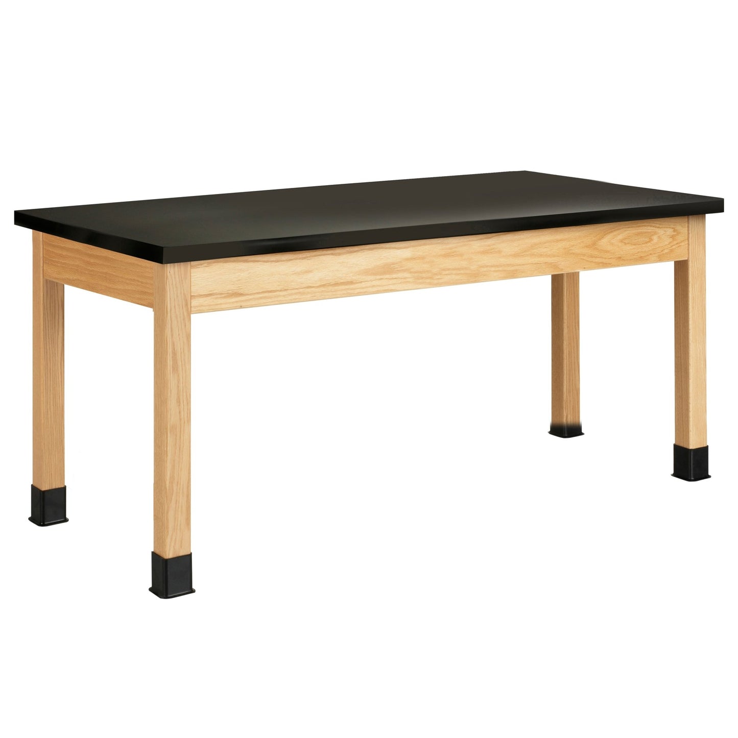 Fuerza School Classroom Science Lab Table 72" W x 30" D Oak Legs Plywood Apron (FZA-SCITBL7230) - SchoolOutlet