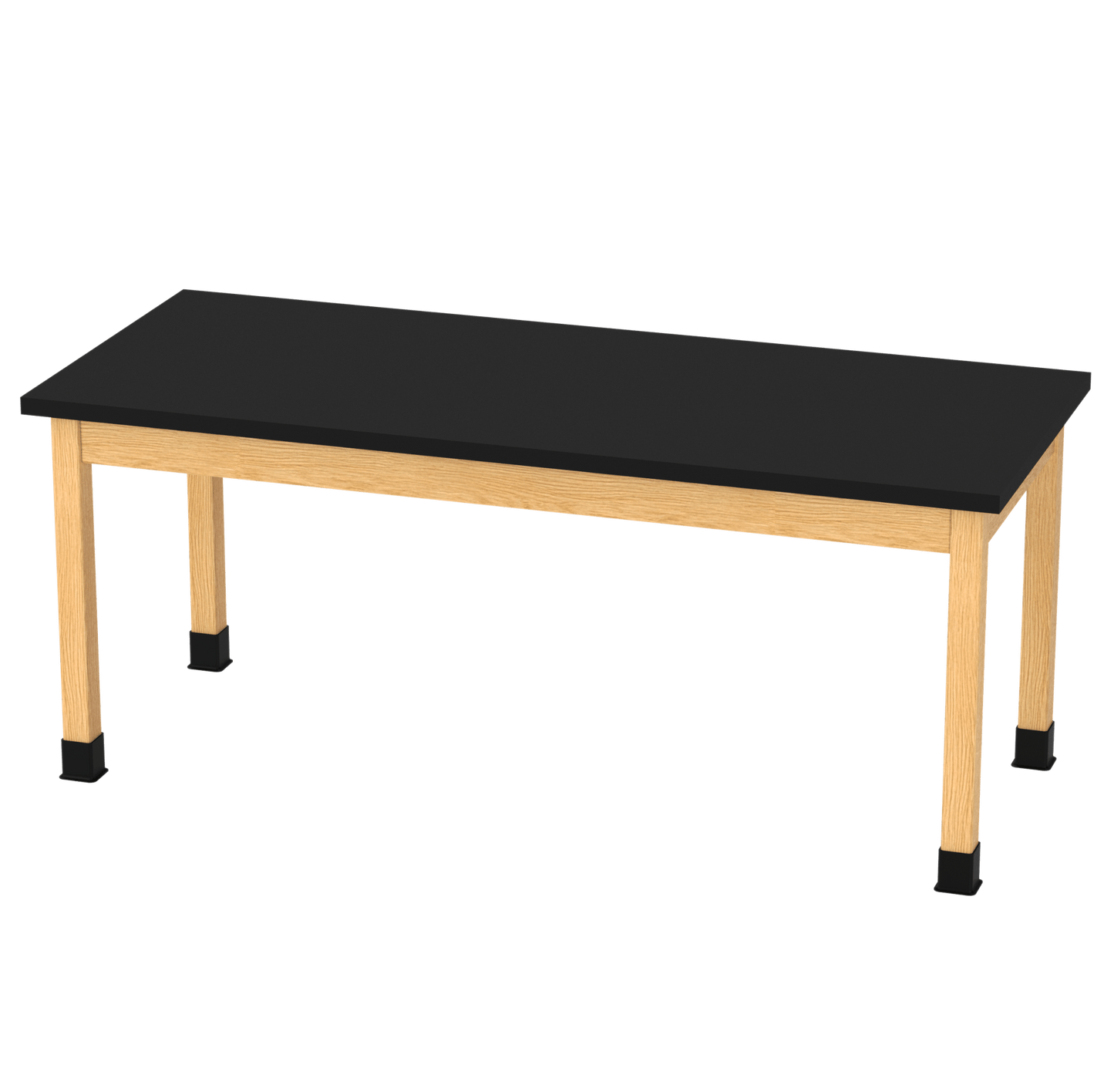 Diversified Woodcrafts Plain Apron Table High - Resistance Solid Wood Laboratory Desk 72"W x 30"L x 30"H (DIV - P7307230 - LAB) - SchoolOutlet