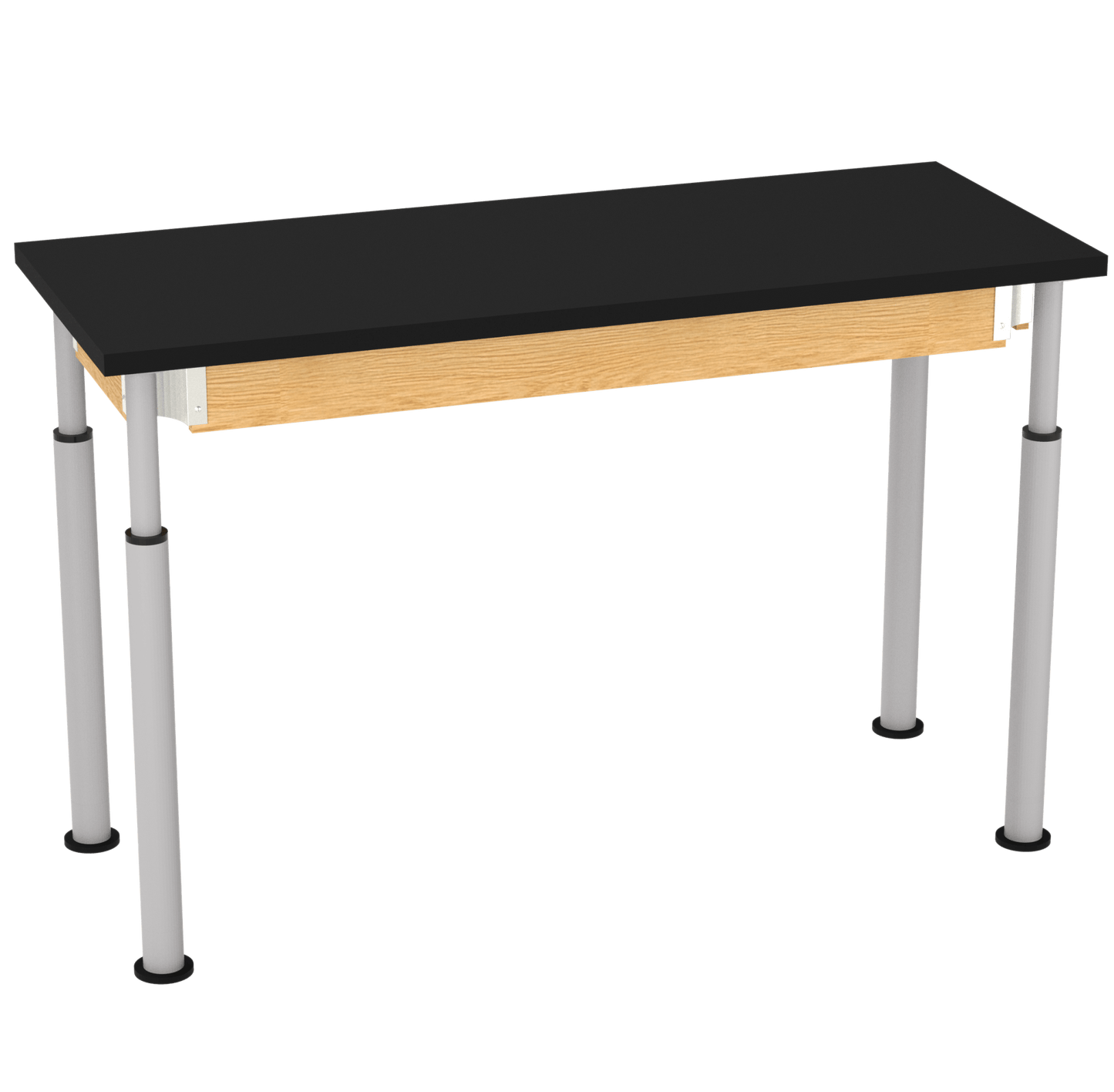 Diversified Woodcrafts Uplift Hybrid Table ADA Compliant ChemGuard Adjustable Lab Station 60"W x 24"L x 27" - 39"H (DIV - P8602BK) - SchoolOutlet