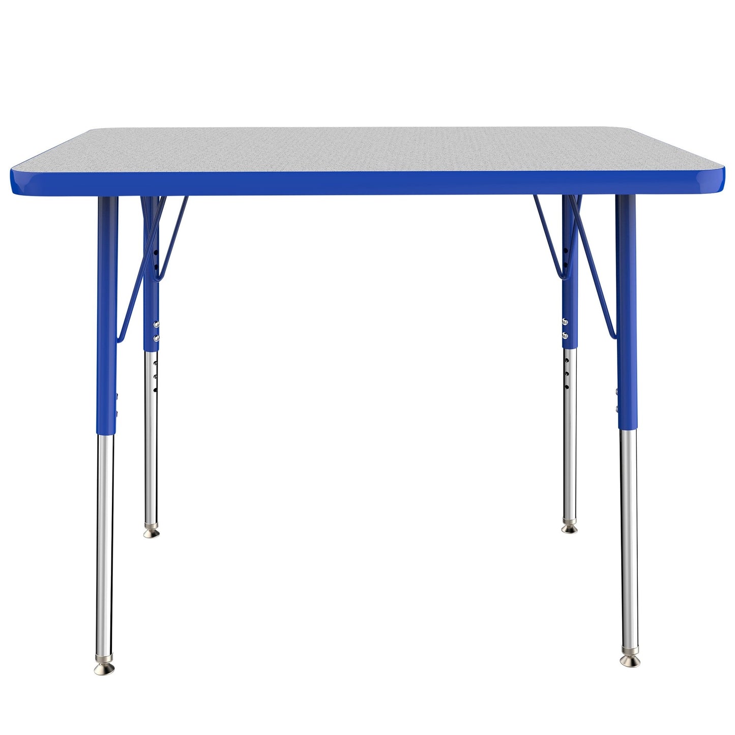 FDP 24" x 36" Rectangle T - Molding Activity Table with Adjustable Standard Swivel Glide Legs (FDP - 10003 - XX) - SchoolOutlet