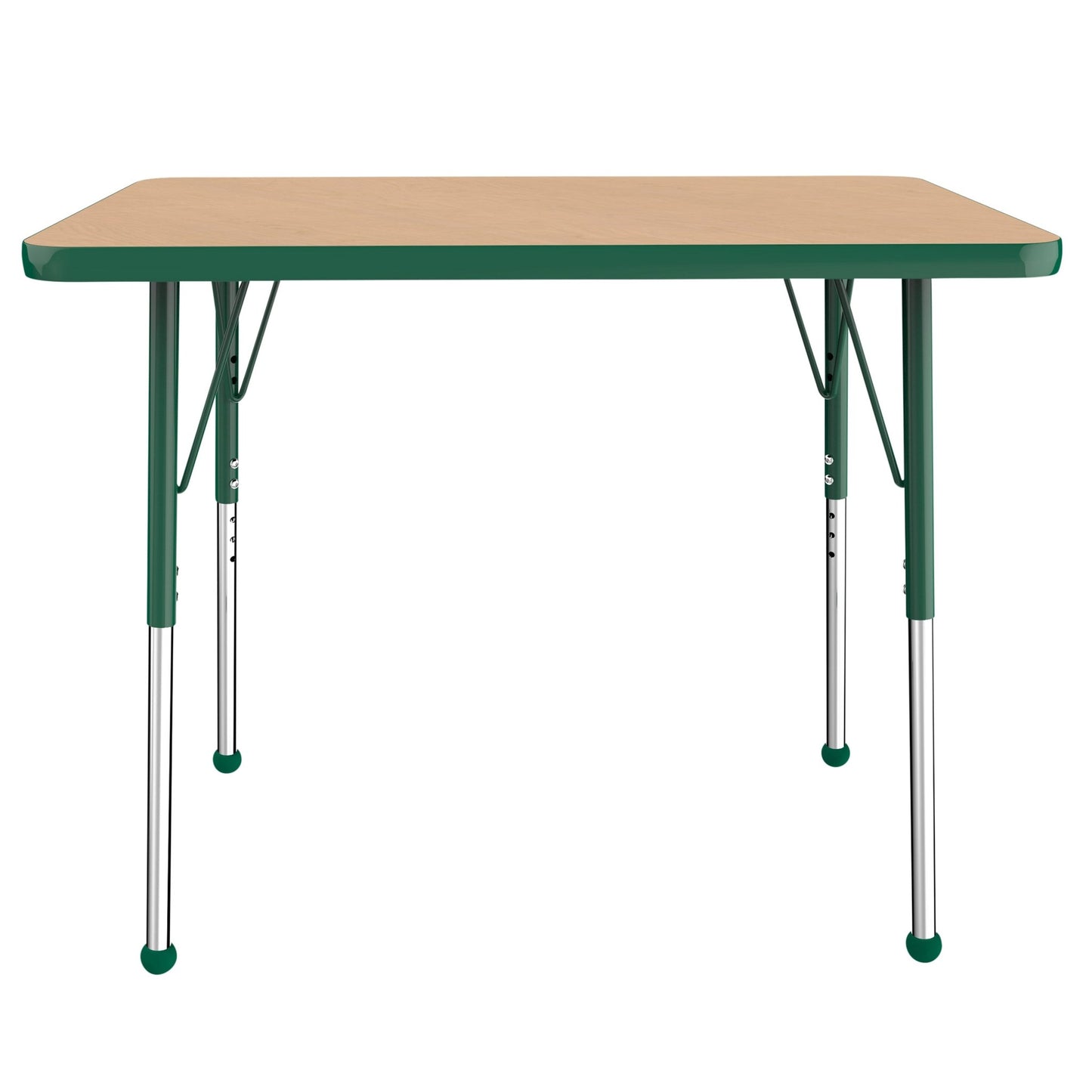 FDP 24" x 36" Rectangle T - Molding Activity Table with Adjustable Standard Ball Glide Legs (FDP - 10004 - XX) - SchoolOutlet
