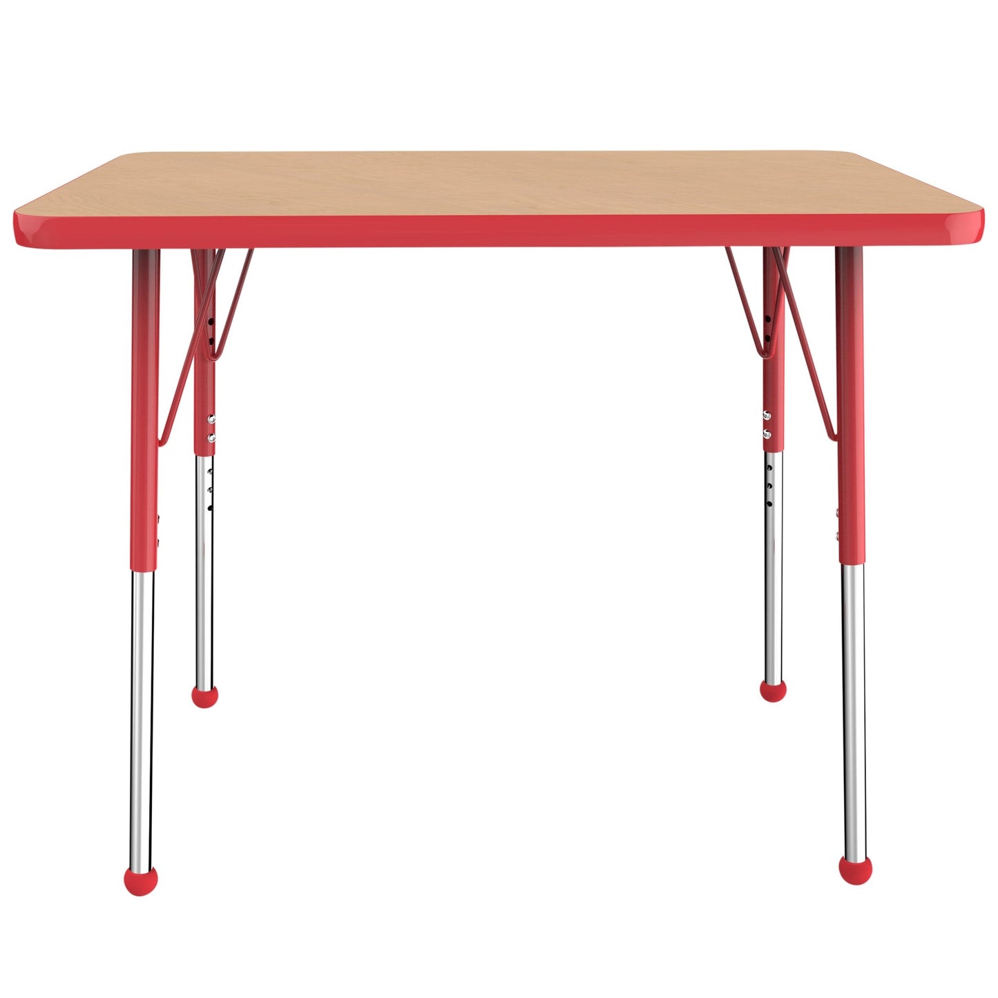 FDP 24" x 36" Rectangle T - Molding Activity Table with Adjustable Standard Ball Glide Legs (FDP - 10004 - XX) - SchoolOutlet