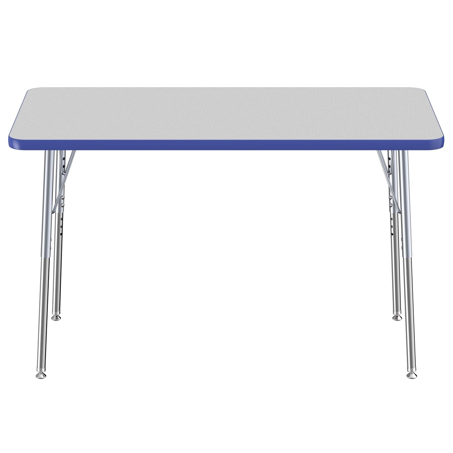 FDP 24" x 48" Rectangle T - Molding Activity Table with Adjustable Standard Swivel Glide Legs (FDP - 10007 - XX) - SchoolOutlet