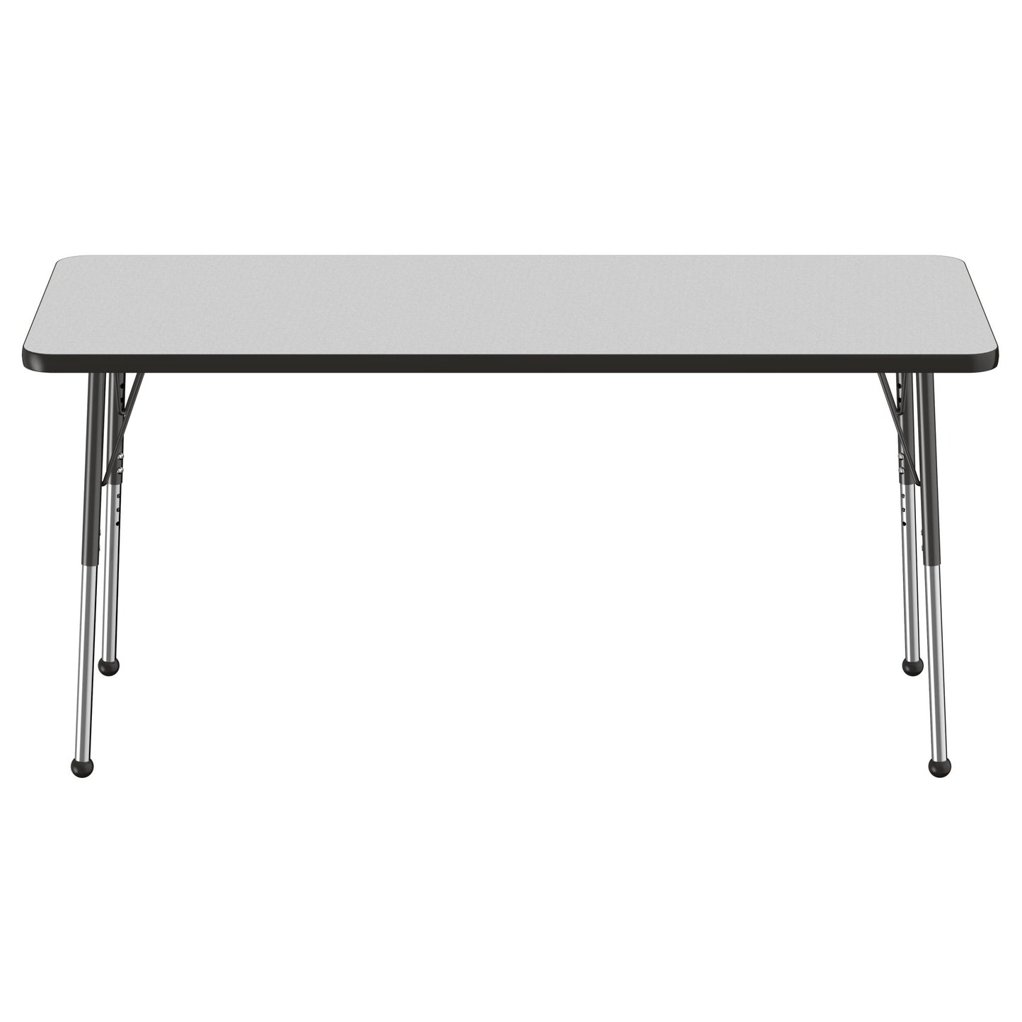 FDP 24" x 60" Rectangle T - Molding Activity Table with Adjustable Standard Ball Glide Legs (FDP - 10012 - XX) - SchoolOutlet