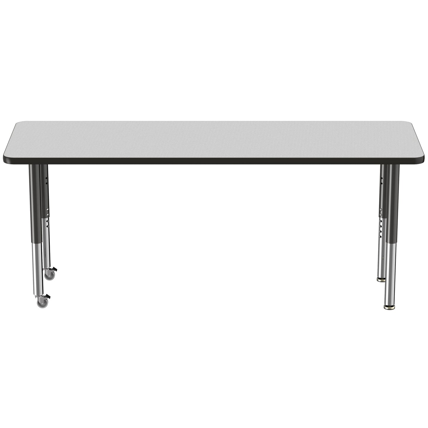 FDP 24" x 72" Rectangle T - Molding Activity Table with Adjustable Super Legs (FDP - 10018 - XX) - SchoolOutlet
