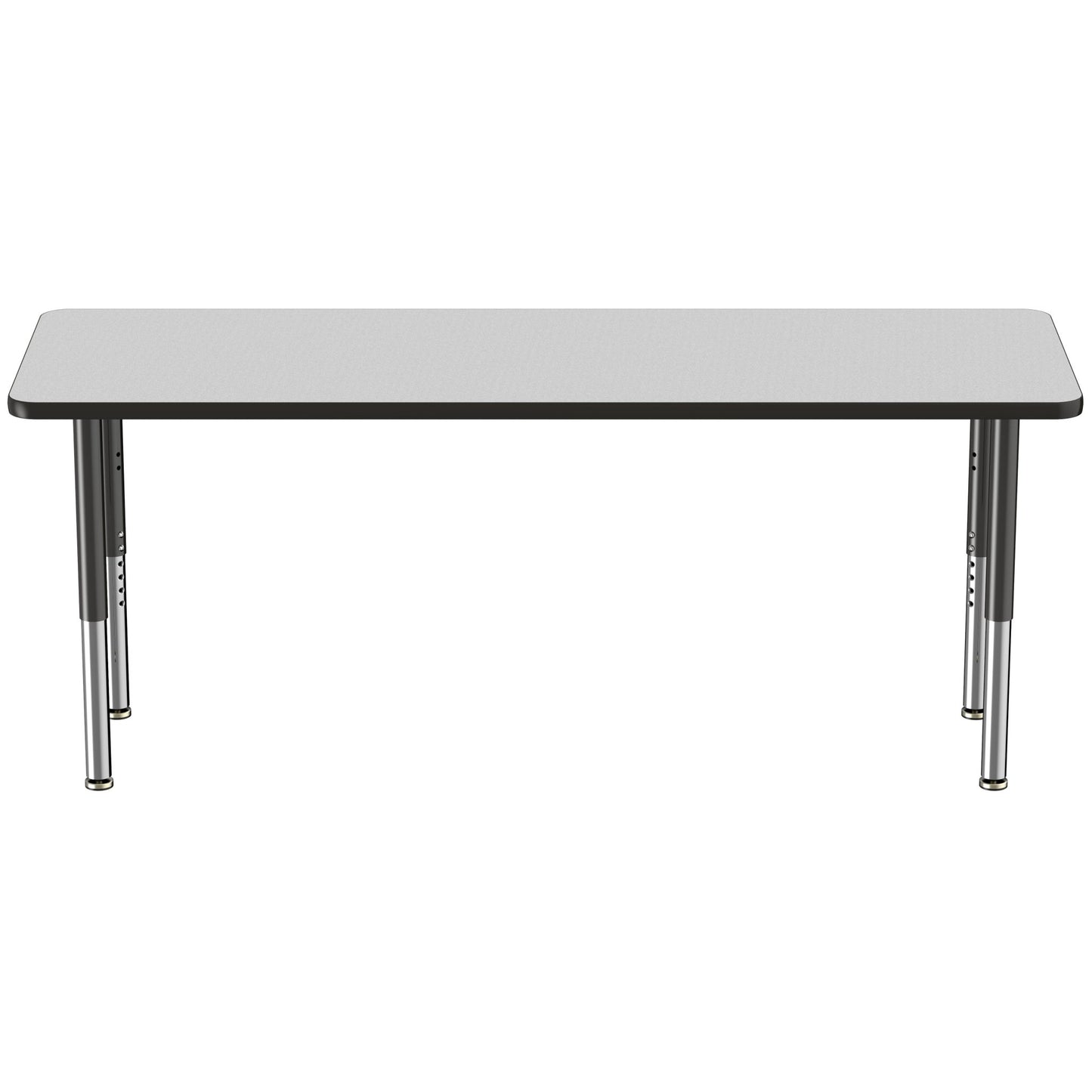 FDP 24" x 72" Rectangle T - Molding Activity Table with Adjustable Super Legs (FDP - 10018 - XX) - SchoolOutlet