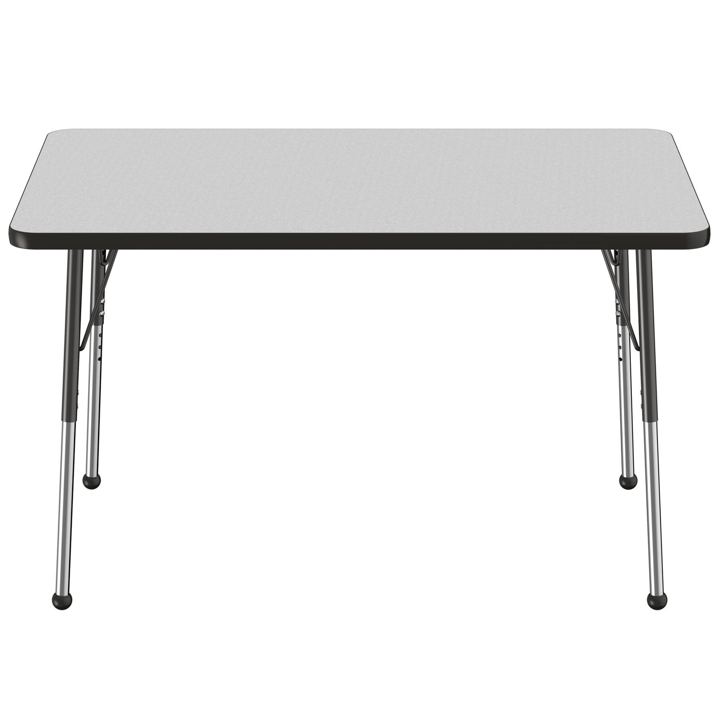 FDP 30" x 48" Rectangle T - Molding Activity Table with Adjustable Standard Ball Glide Legs (FDP - 10020 - XX) - SchoolOutlet