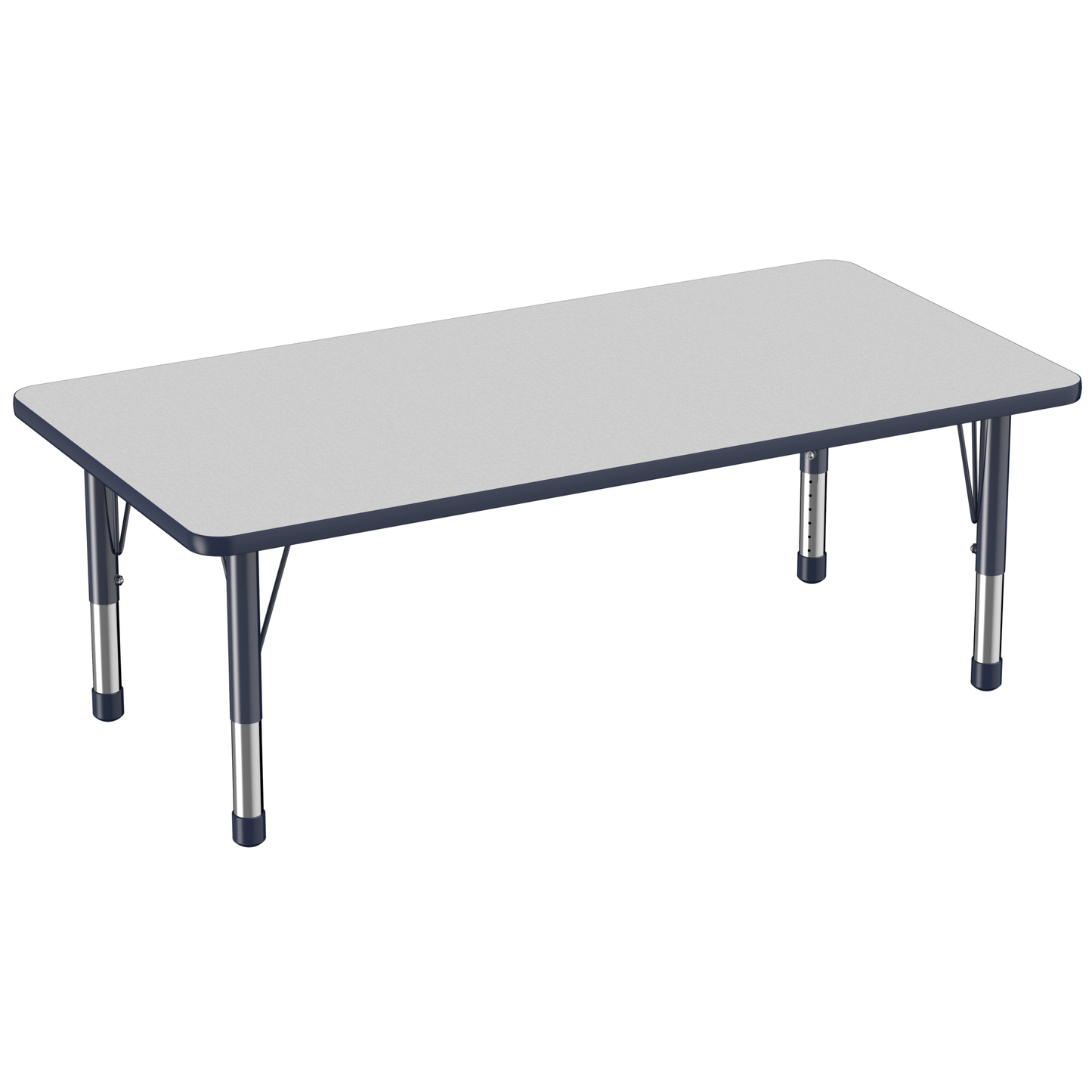FDP 30" x 60" Rectangle T - Molding Activity Table with Adjustable Chunky Legs (FDP - 10025 - XX) - SchoolOutlet