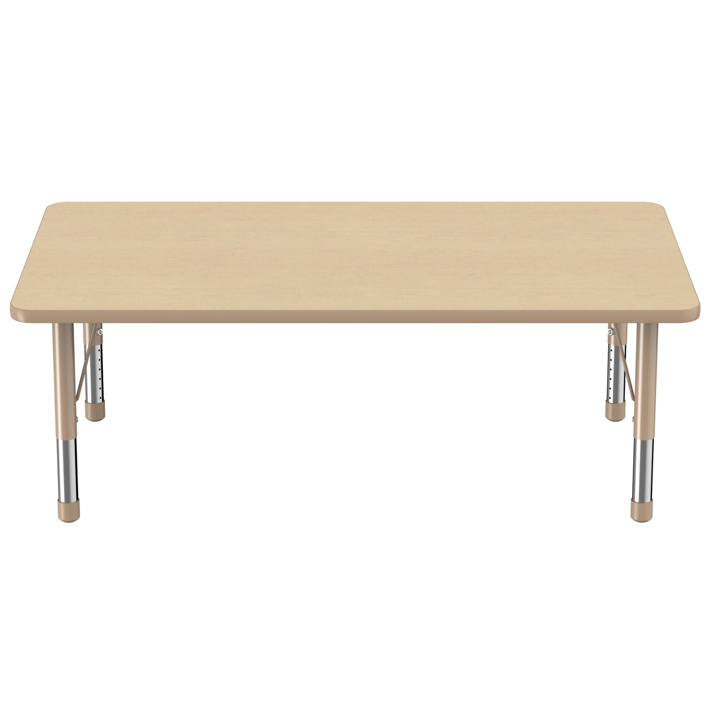 FDP 36" x 60" Rectangle T - Molding Activity Table with Adjustable Chunky Legs (FDP - 10033 - XX) - SchoolOutlet