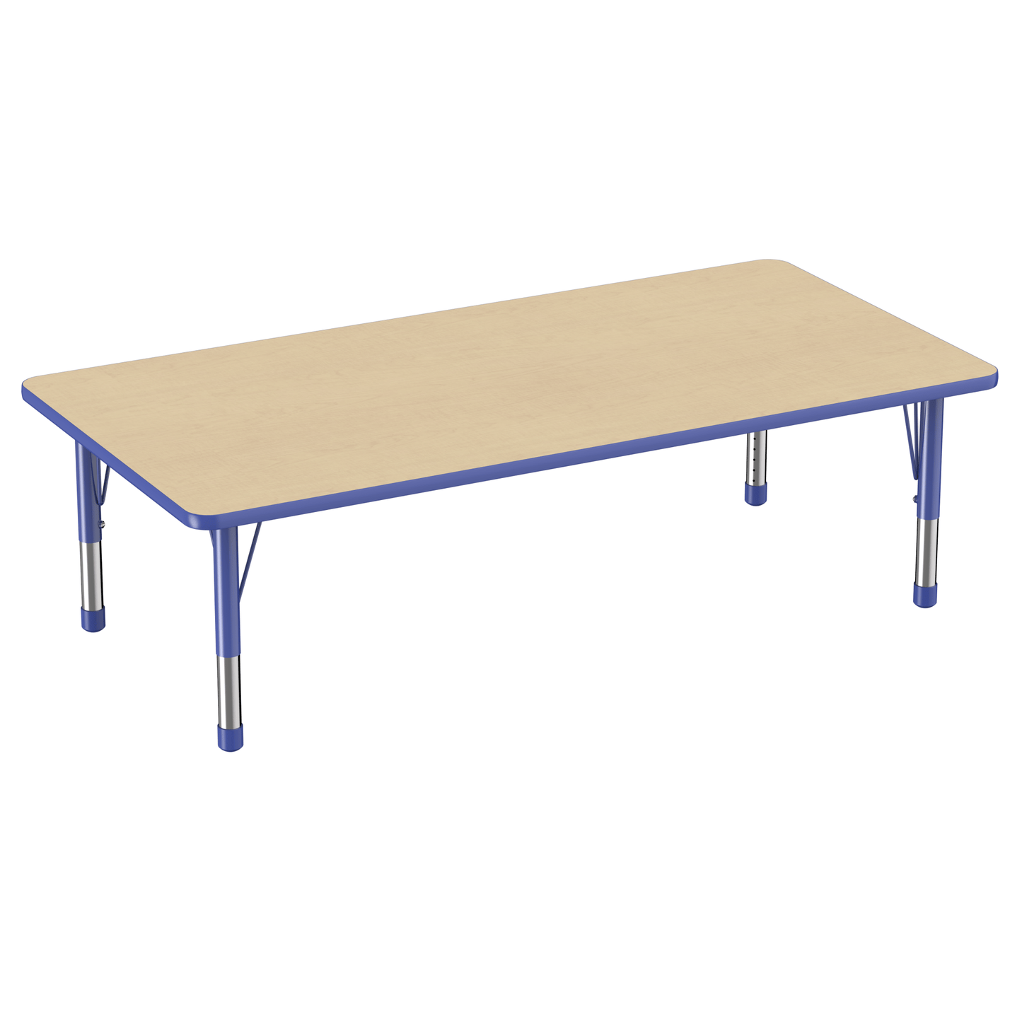 FDP 36" x 72" Rectangle T - Molding Activity Table with Adjustable Chunky Legs (FDP - 10037 - XX) - SchoolOutlet
